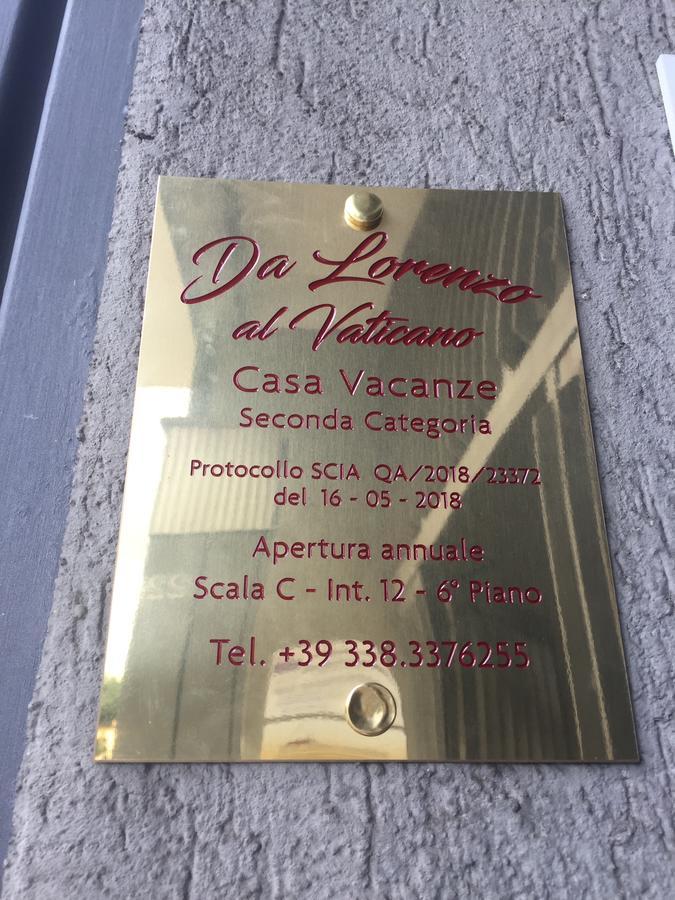 Da Lorenzo Al Vaticano Rome Bagian luar foto